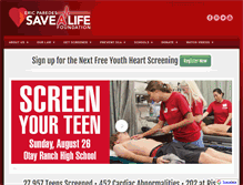 Tablet Screenshot of epsavealife.org